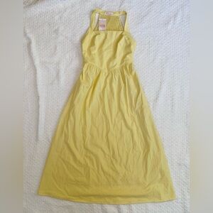 Elegant Yellow Maxi Dress